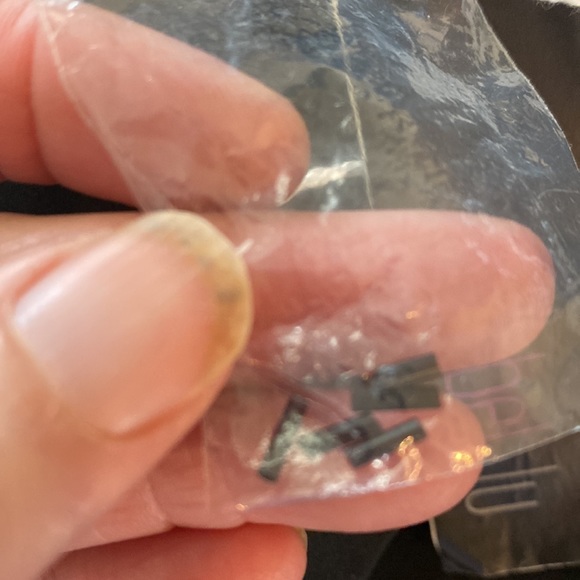 Isabel Lu  silk black beaded tank top large - Picture 8 of 8